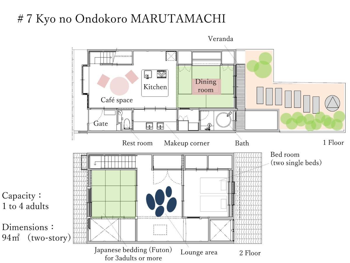 Villa Kyo No Ondokoro Marutamachi #7 Kyōto Exterior foto